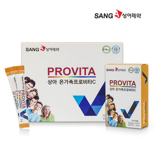 상아제약 온가족 프로비타C(2gx30포)/피로회복/가족건강/비타민
