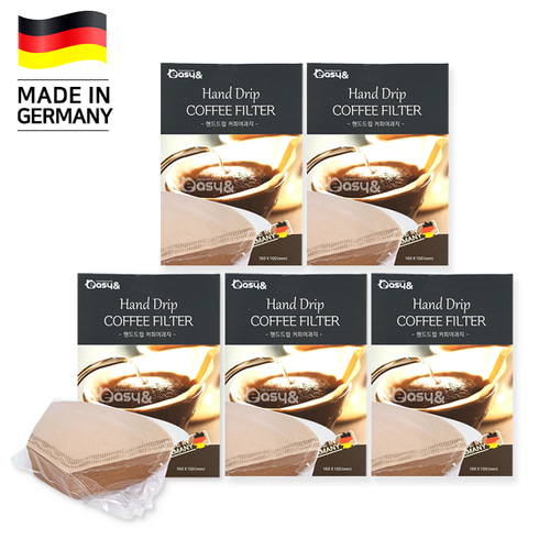 독일산 핸드드립 커피여과지 100매x5개(2~4인용)/커피필터/드립필터/천연펄프