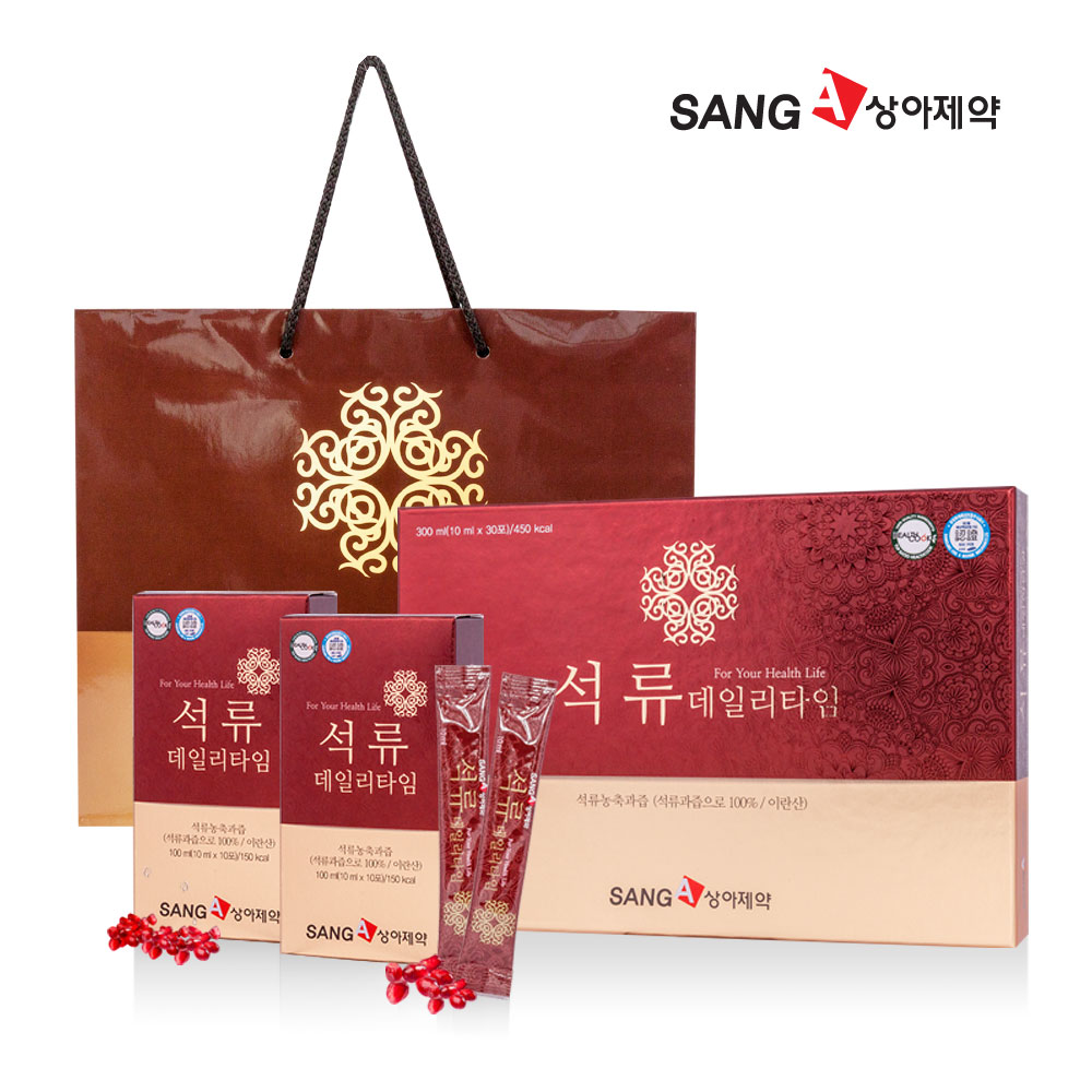 상아제약 석류 데일리타임(10mlx30포)+쇼핑백포함/선물세트/명절선물