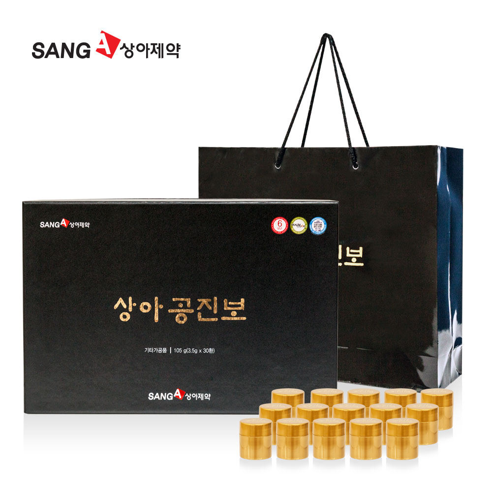 상아제약 공진보(3.5gx30환)+쇼핑백포함/선물세트/명절선물